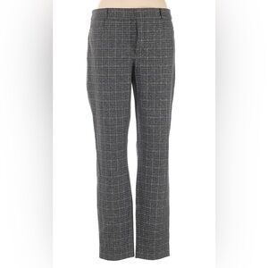 Banana Republic Sloan Fit Pants Size 10L, Black Gray Checked, NWOT